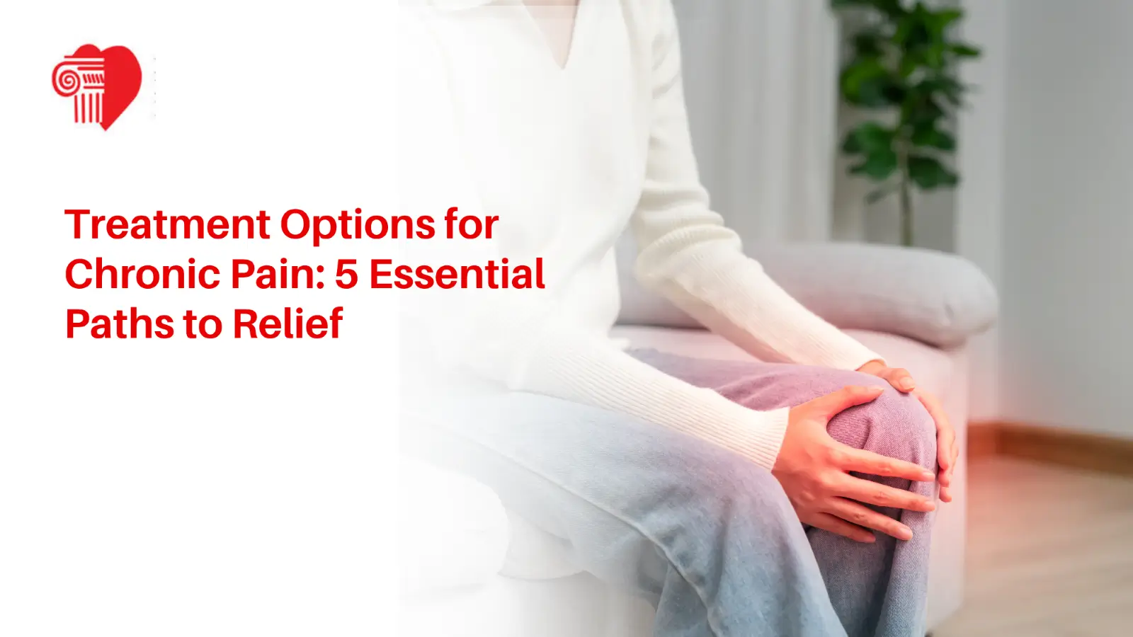 Physical therapist helping a female patient stretch her back during a chronic pain rehabilitation session.